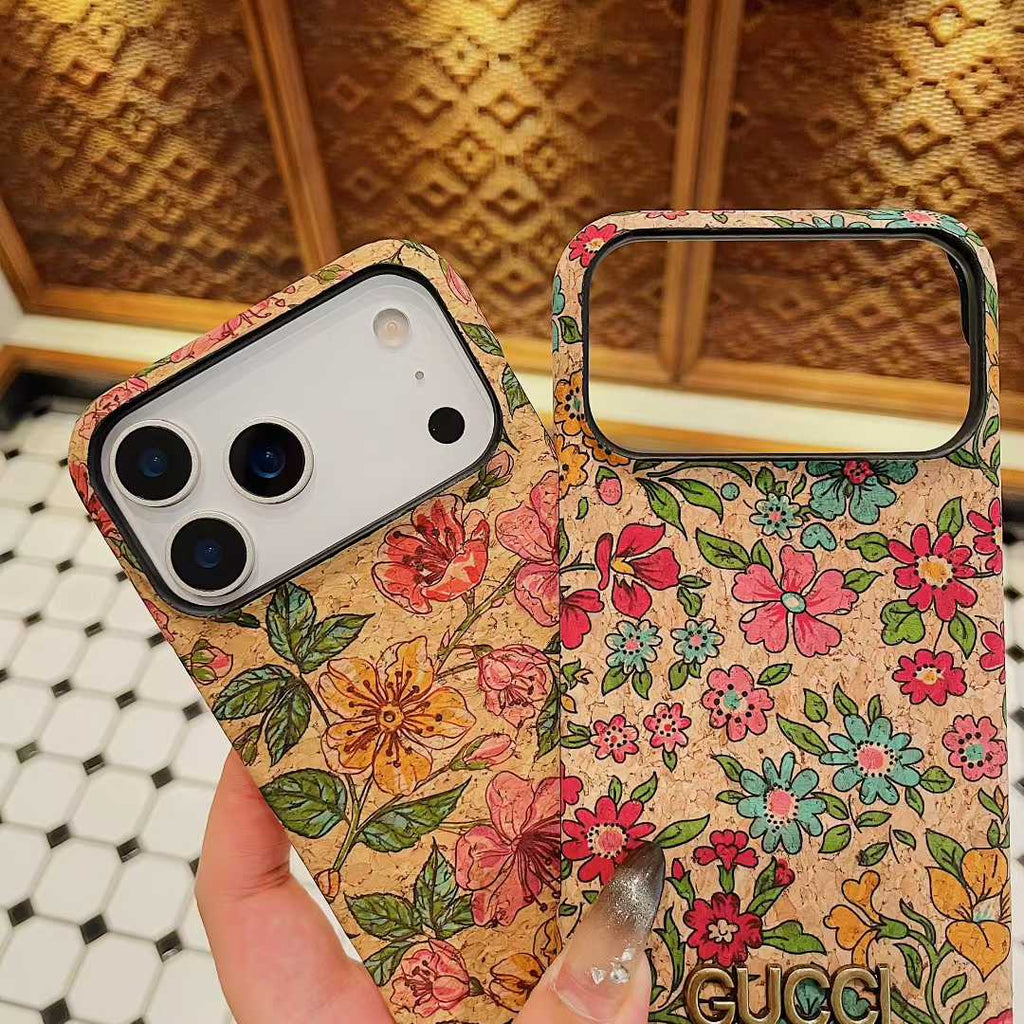 Premium iPhone case for iPhone 13-17 series with Gucci design