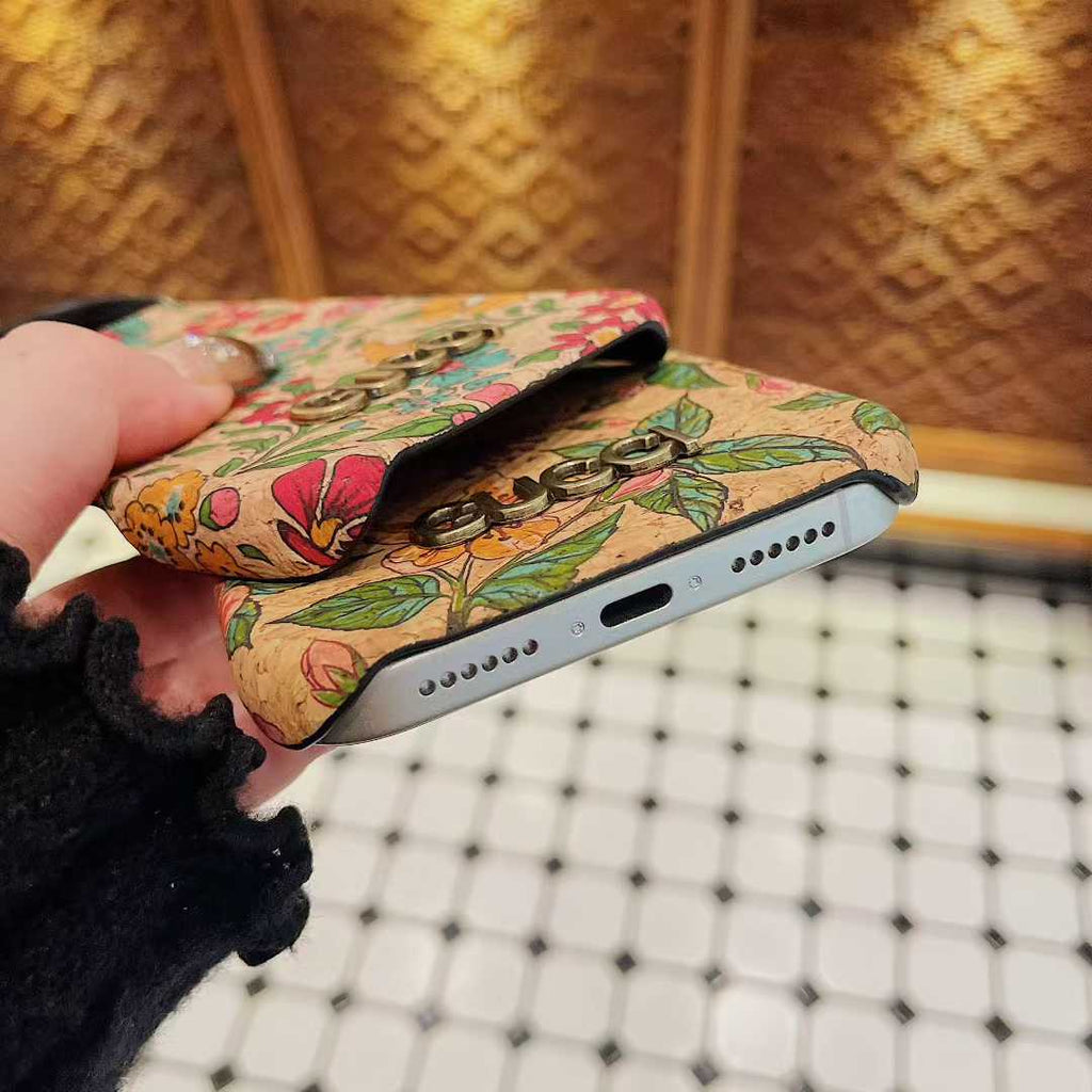 Premium iPhone case for iPhone 13-17 series with Gucci design