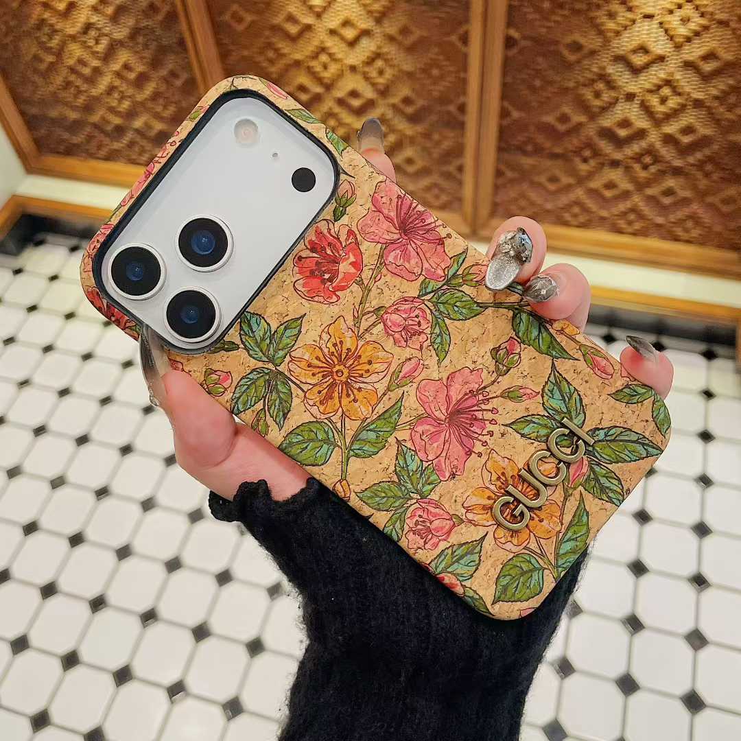 Premium iPhone case for iPhone 13-17 series with Gucci design