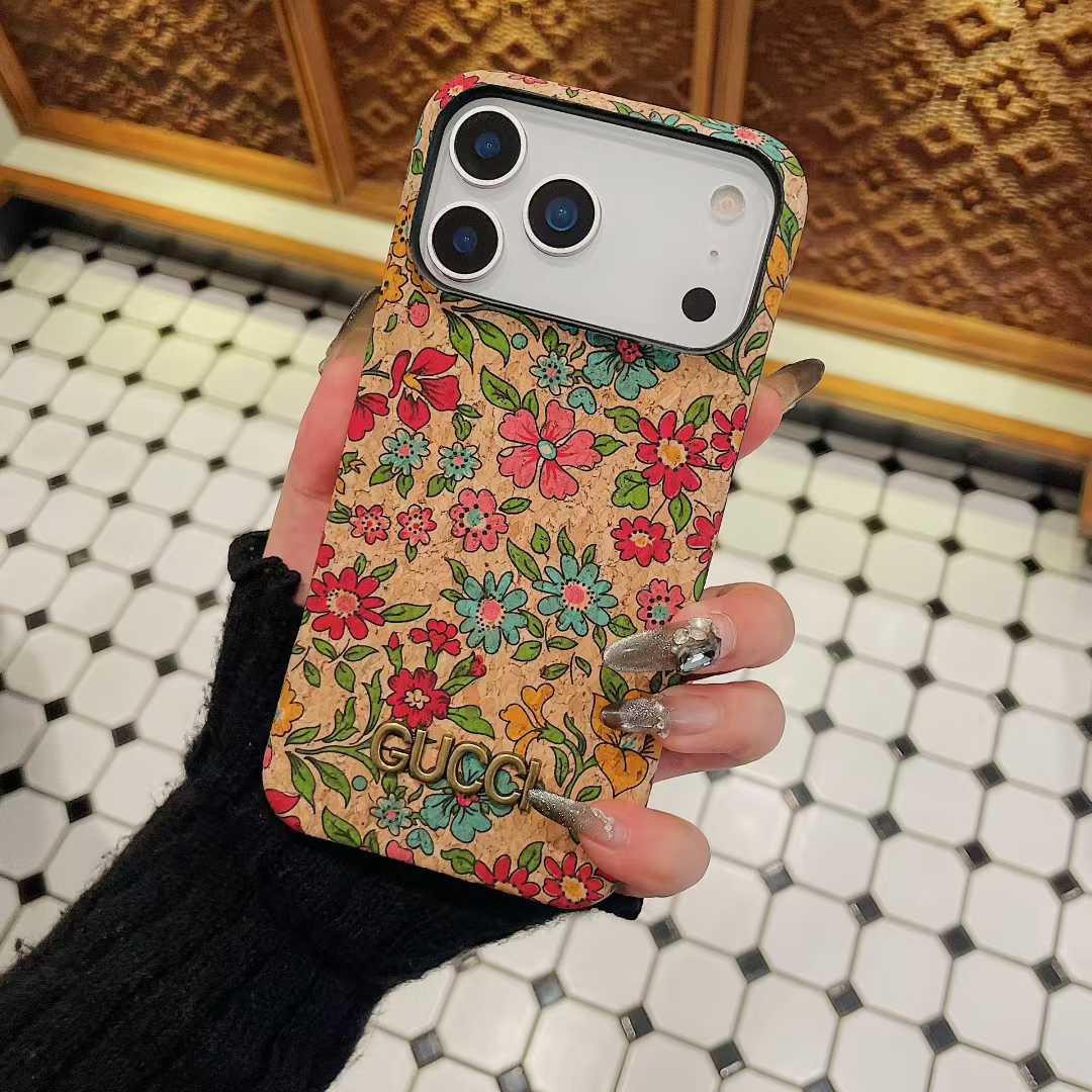 Premium iPhone case for iPhone 13-17 series with Gucci design