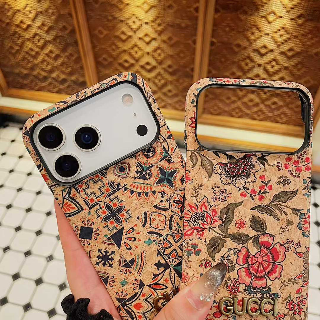 Premium iPhone case for iPhone 13-17 series with Gucci design