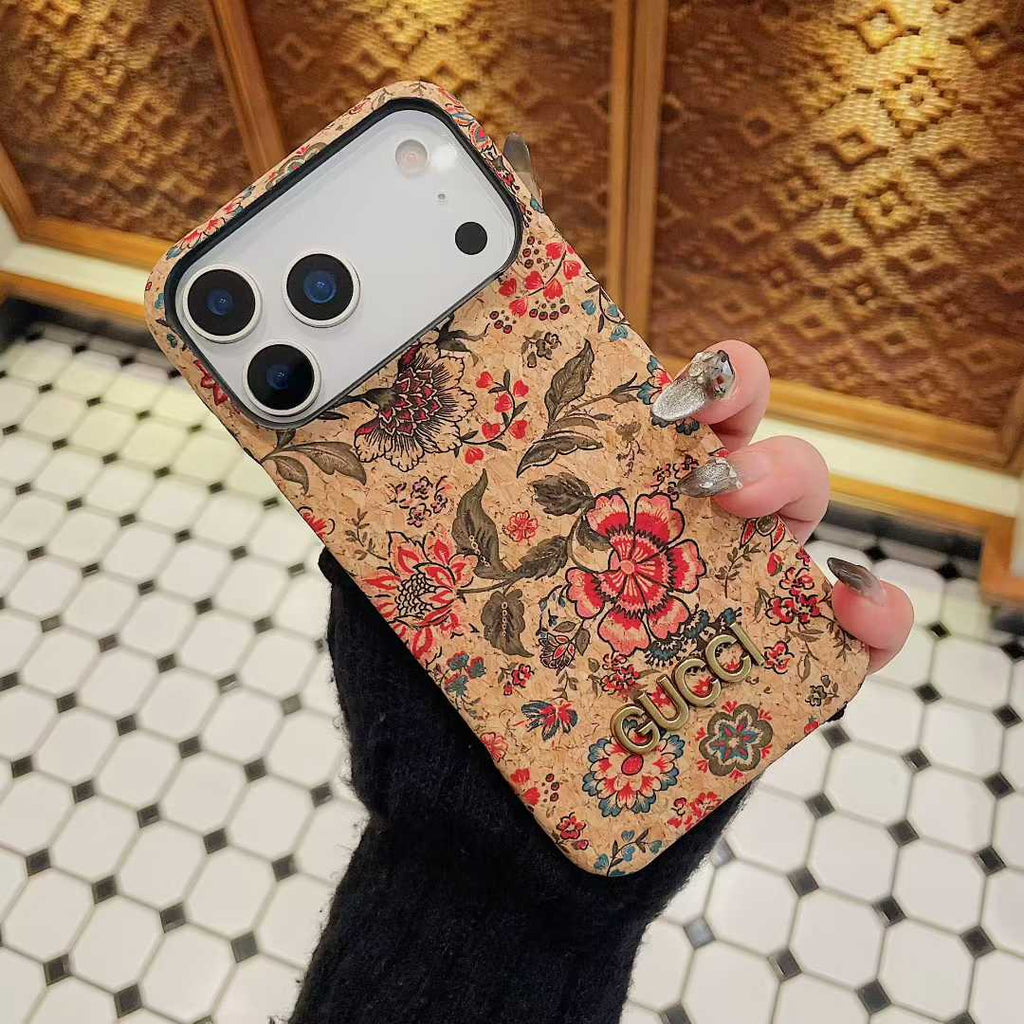 Premium iPhone case for iPhone 13-17 series with Gucci design