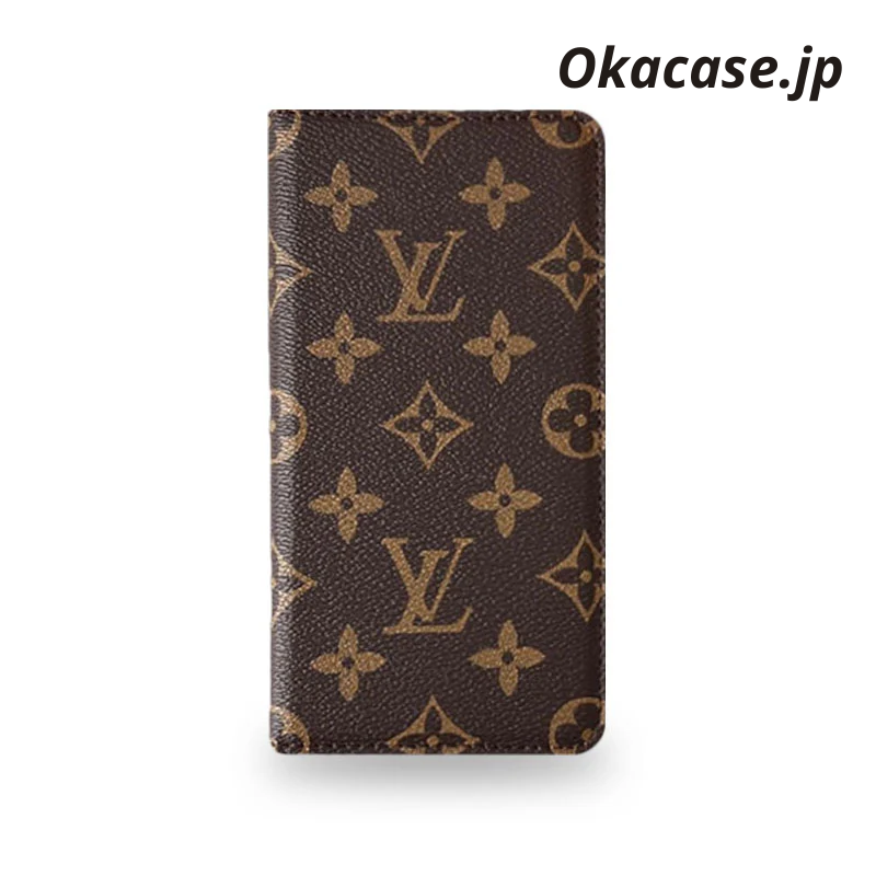 Luxury Monogram iPhone Case with Card Holder - OKHYL0022