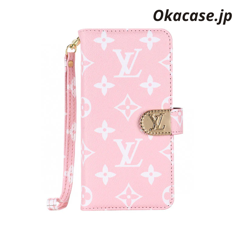 Luxury Design Monogram Wallet-Style iPhone Case (with Zipper Wallet & Strap) - OKLB003