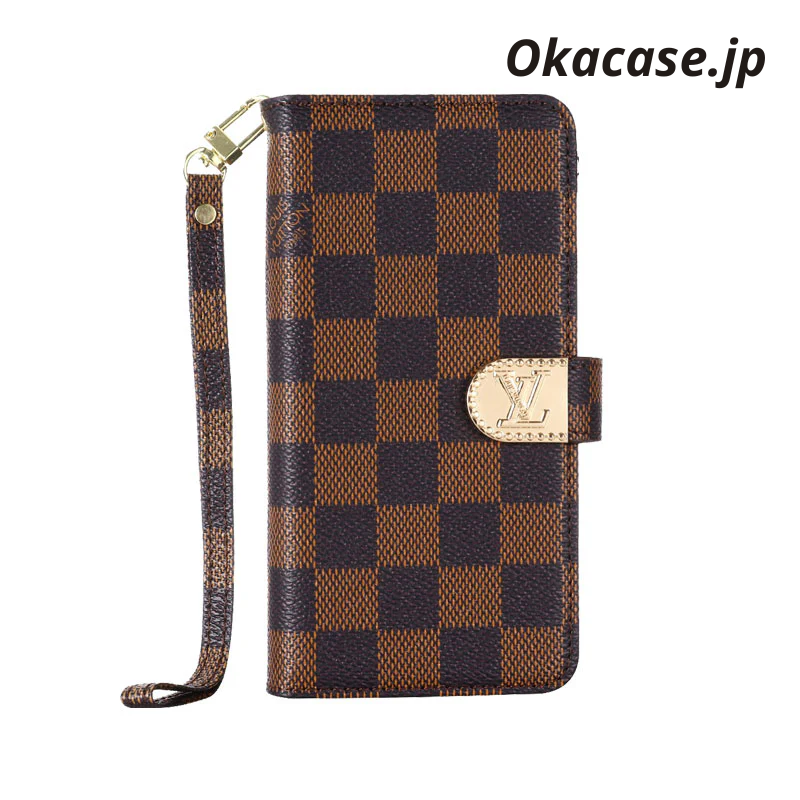 Luxury Design Monogram Wallet-Style iPhone Case (with Zipper Wallet & Strap) - OKLB003