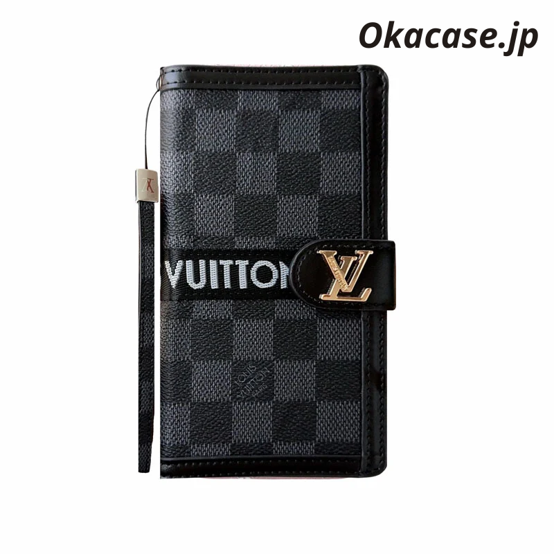 Classic Leather Fold Monogram iPhone Case with Card and Bill Holder - OKMTY001