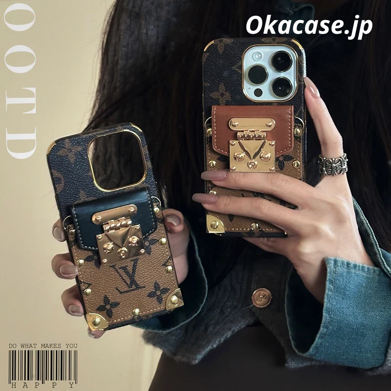 Monogram iPhone Case - with Card Slots and Strap - QBS240113