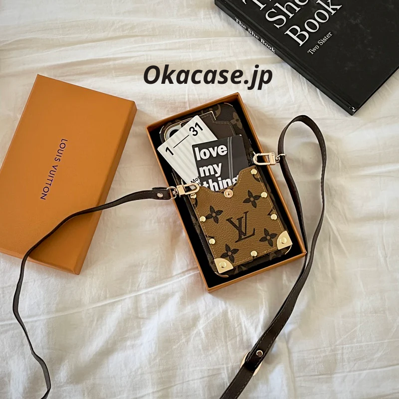 Monogram iPhone Case - with Card Slots and Strap - QBS240113