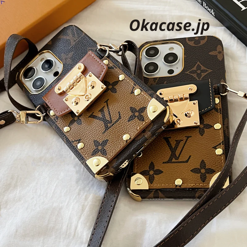 Monogram iPhone Case - with Card Slots and Strap - QBS240113