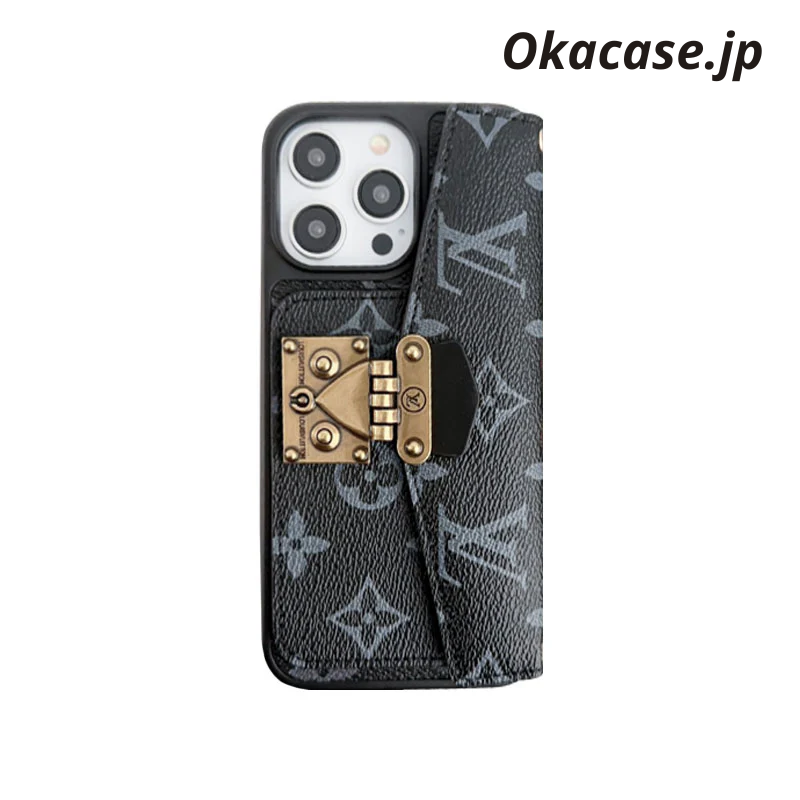 Monogram iPhone Case with Purse and Card Holder, Brown - STK240617