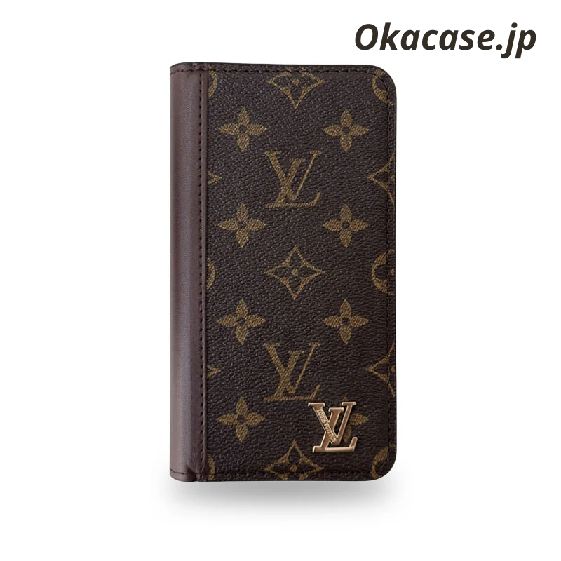 Luxury Leather Wallet iPhone Case (Big Print) - OKLB002