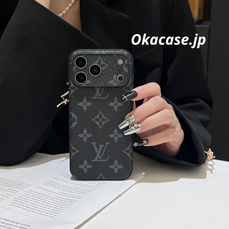 Luxury Leather iPhone Case Alphabet iPhone 17 Series Case - CRK2511