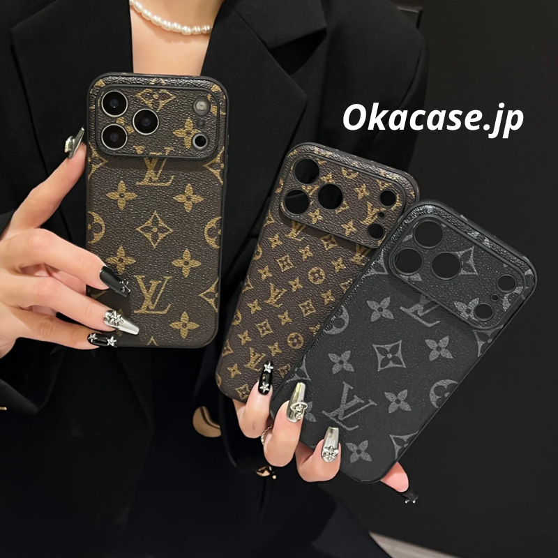 Luxury Leather iPhone Case Alphabet iPhone 17 Series Case - CRK2511